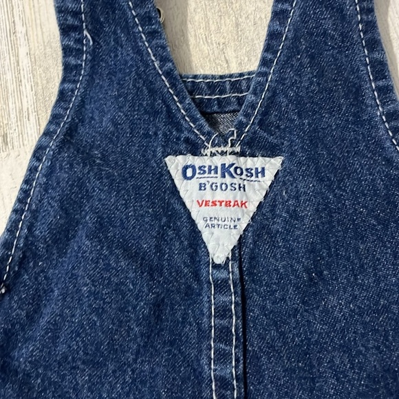 Vintage Osh Kosh B’Gosh overalls size 12 m - Picture 5 of 8